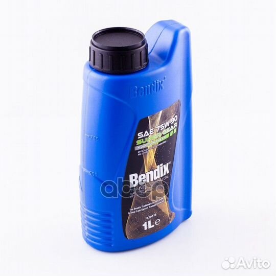 Масло трансмиссионное bendix super gear 75W-90