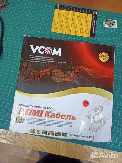 Hdmi кабель vcom cg525d-r-20.0