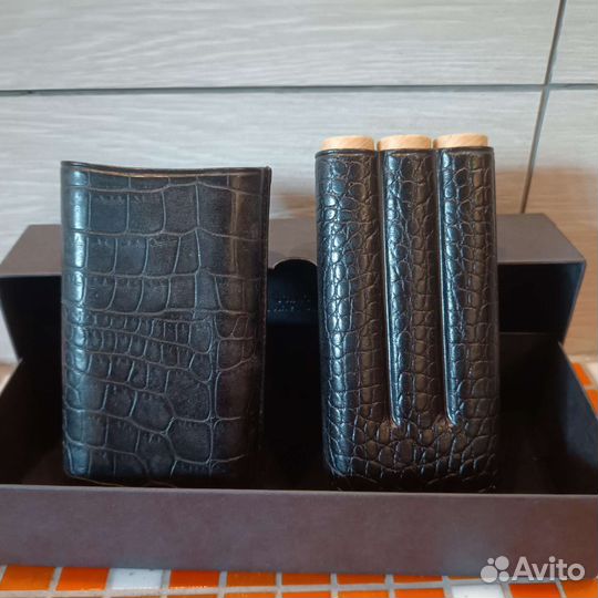 Футляр для сигар Philip Laurence кожа
