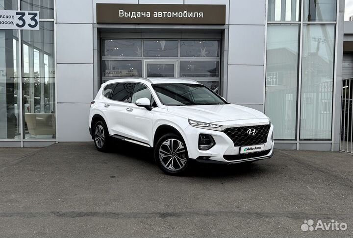 Hyundai Santa Fe 2.2 AT, 2019, 160 003 км