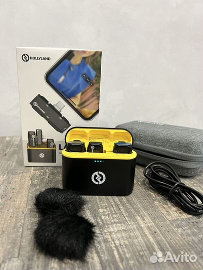 Беспроводной петличный микрофон hollyland lark c1