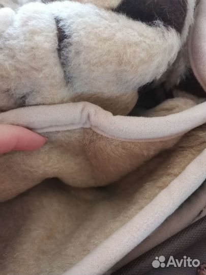 Новый плед из шерсти