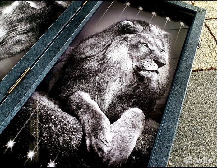 Нарды стеклянные. Лев