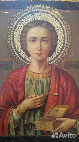 Икона святой великомученик Пантелеймон целитель