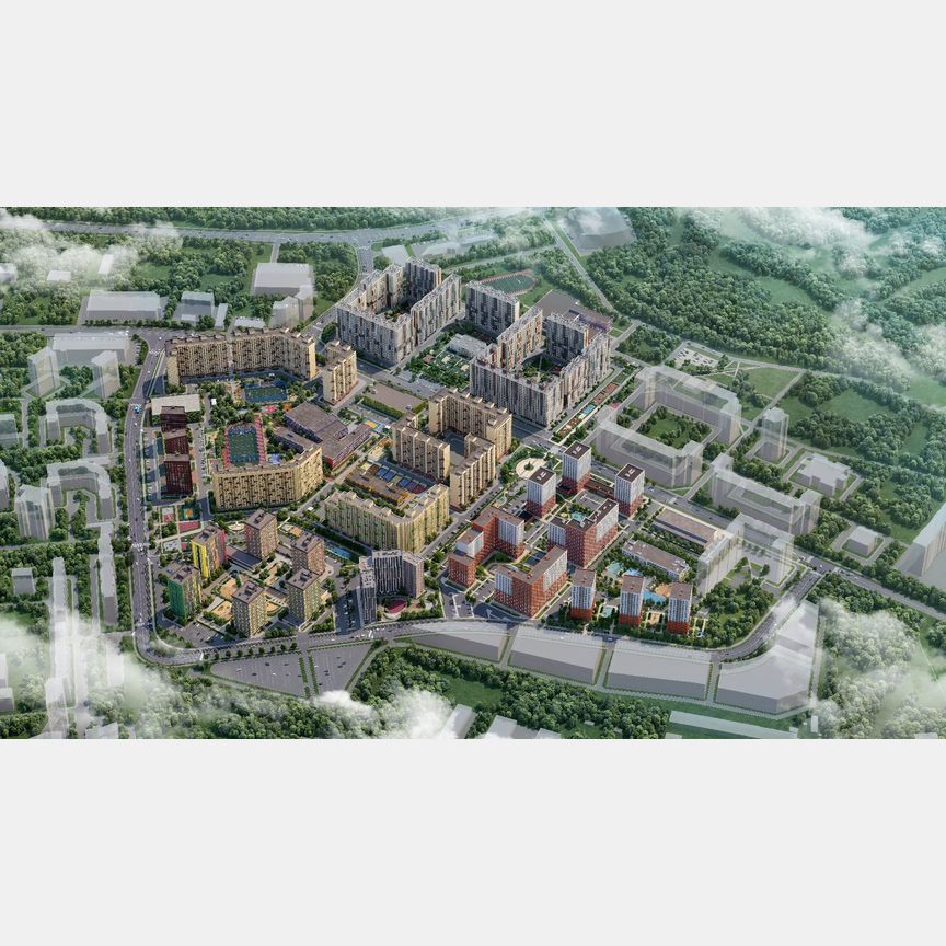 2-к. квартира, 67,6 м², 9/17 эт.