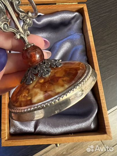 Подсвечник из серебра