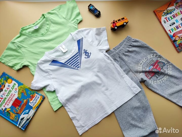 Детские вещи пакетом на мальчика 110 116