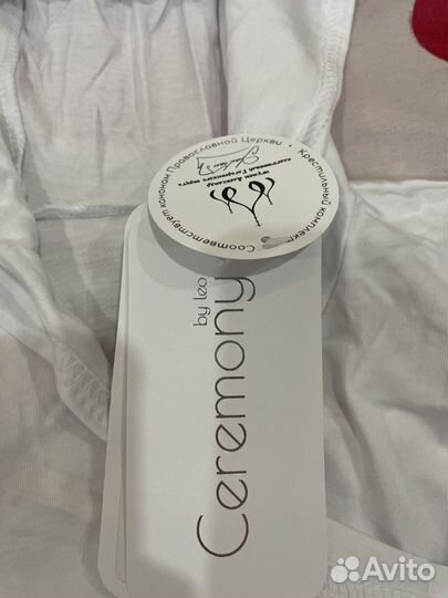 Рубашка для крещения новая 80