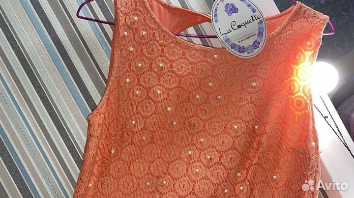 Платье розовая