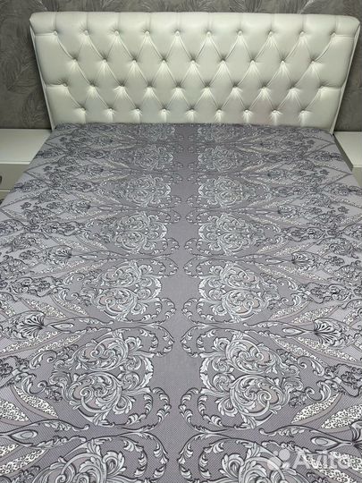 Простынь на резинке 160 200 поплин