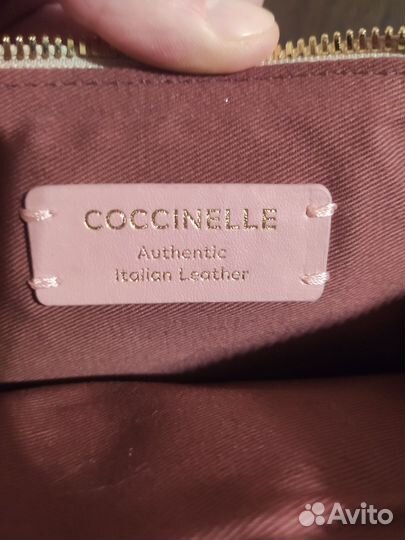 Сумка натуральная кожа италия Coccinelle