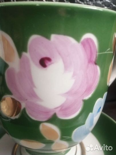 Чашка с блюдцем дулево