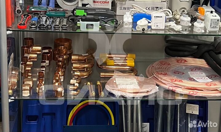 Фитинги для медных труб кондиционеров