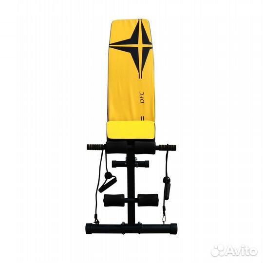 Скамья универсальная с эспандерами DFC D008Y