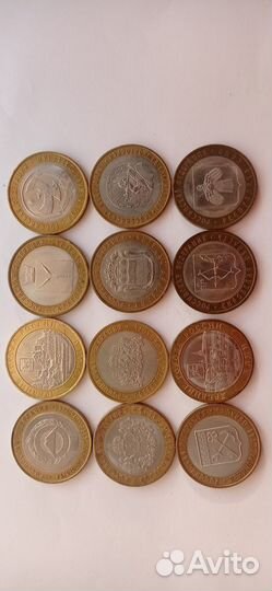 Юбилейные Биметаллические монеты