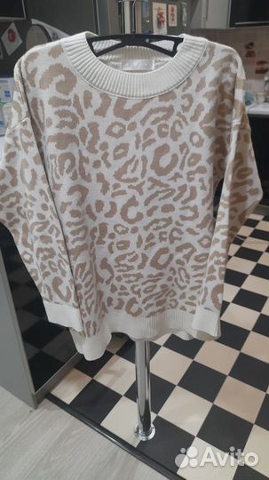 Свитер леопардовый