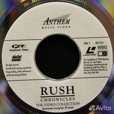 Rush / Chronicles (The Video Collection)(LD)