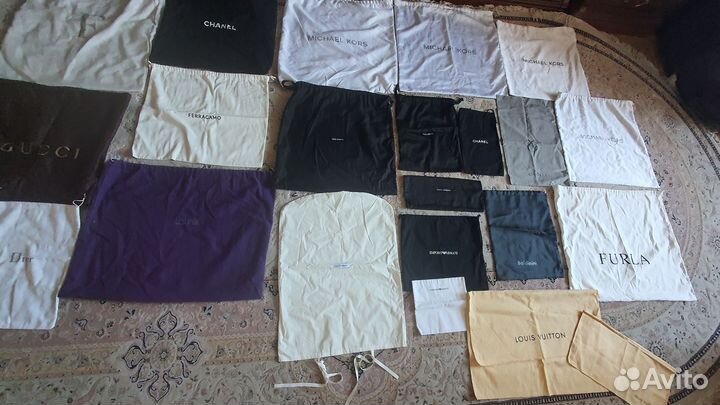 Пыльники, мешки брендовых вещей