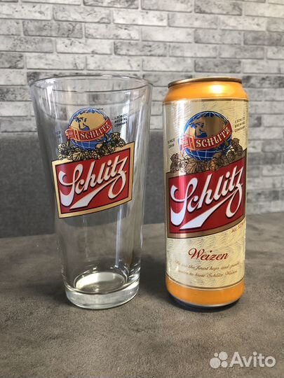 Schlitz пивные бокалы новинка