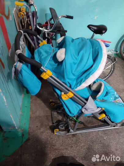 Коляска санки