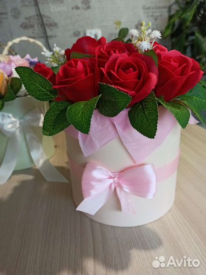 Букет из мыльных цветов