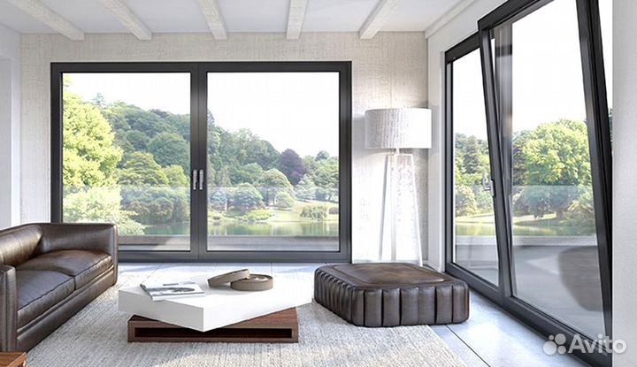 Окна из алюминиевого профиля