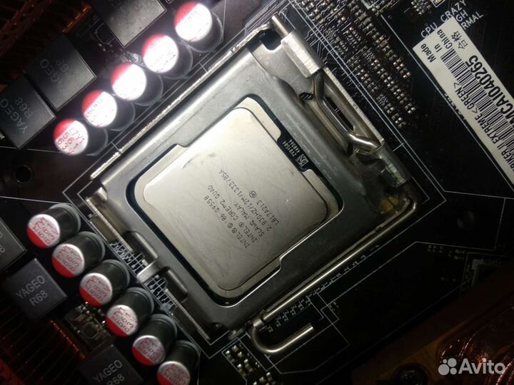 Материнская плата Asus striker ll extreme + Q9550