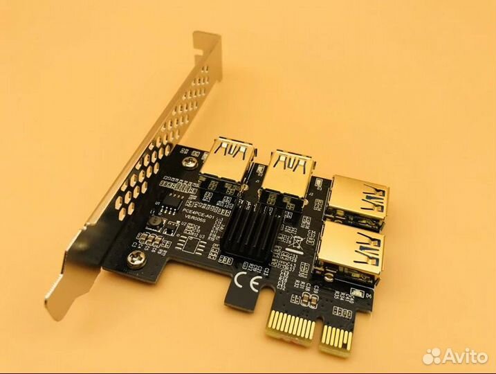 PCI e от1 до 4 PCI e адаптер PCIe от1x до 16x USB