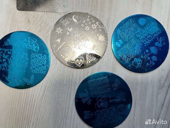 Лаки Kinetics, IQ Beauty, стемпинг, щетки, кисть