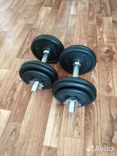 Гантели 24 кг Domyos железные разборные