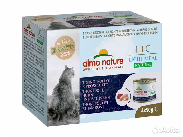 Almo Nature консервы набор низкокалорийных консерв