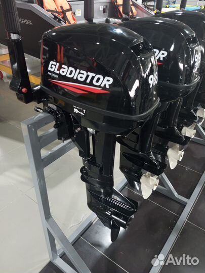 Лодочный мотор gladiator G9.8FHS с НДС