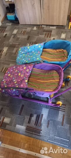 Детские санки с колесами