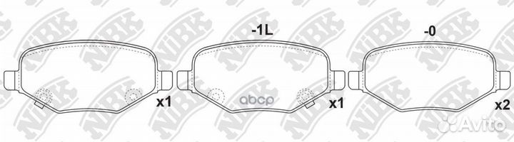 Колодки тормозные ford explorer 11- зад. pn0698