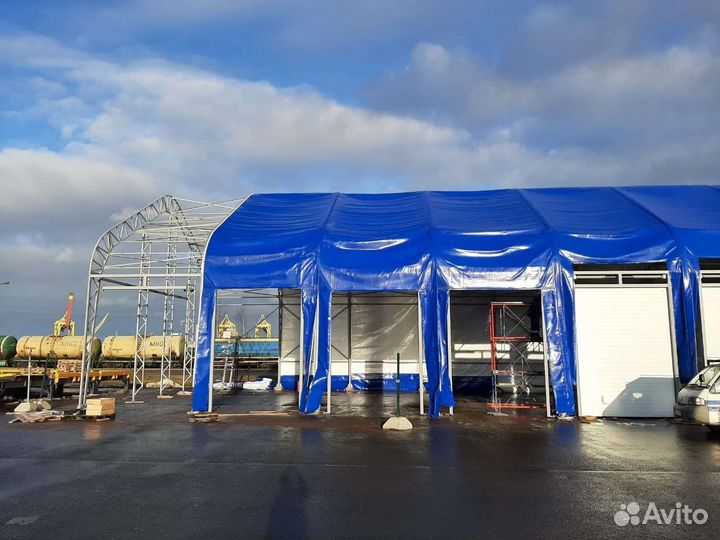 Изготовление тентов для ангара