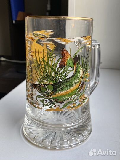 Кружка пивная рыбалка