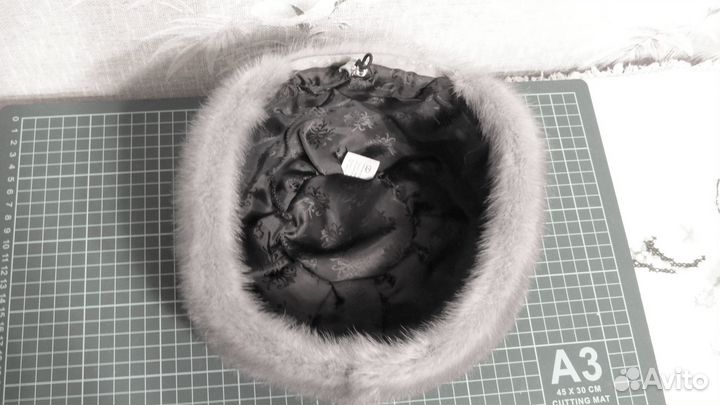 Шапка норковая женская