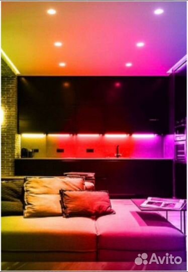 Светодиодная лента 5 м с пультом RGB LED