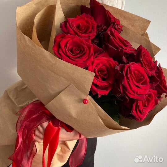 Букет из красных роз