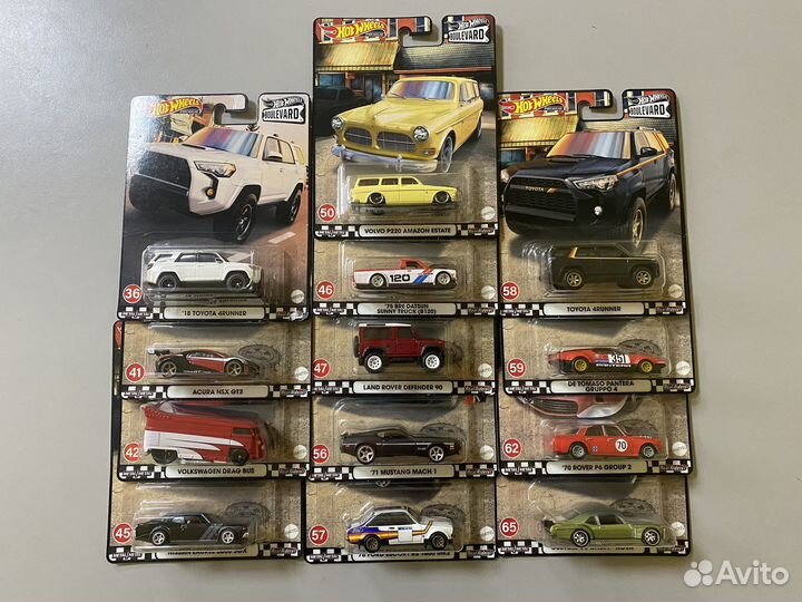 Hot Wheels Premium Boulevard модели