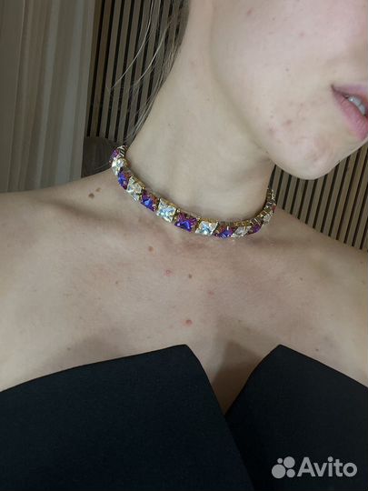 Чокер с кристаллами
