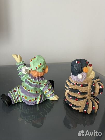 Статуэтки клоунов, две штуки