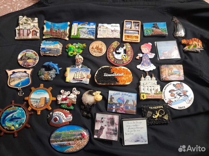 Магниты на холодильник пакетом