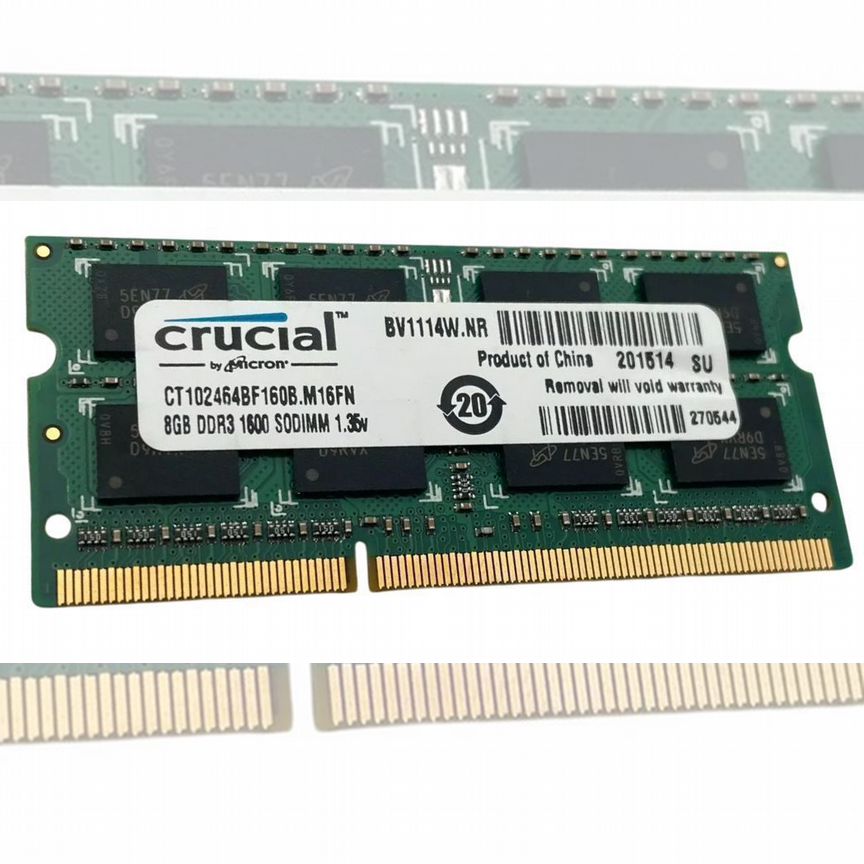 [CT102464BF160B.M16FN] Оперативная Память Crucial Ct102464bf160b.m16fn