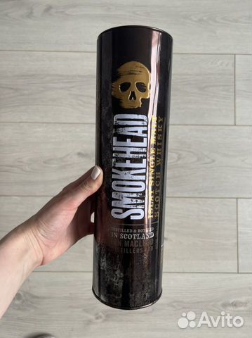 Тубус с черепом железный