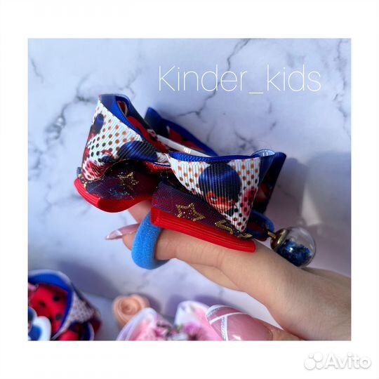 Бантики резинки заколки ободок