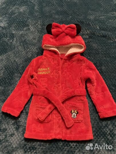 Махровый халат для девочки