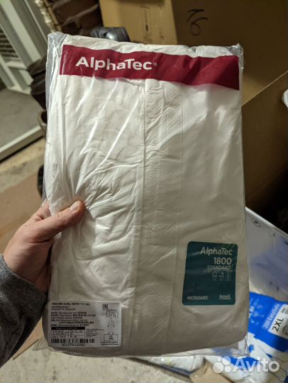 Комбинезон alphatek химический защ