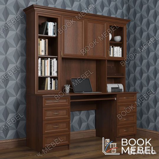 Компьютерный стол в виде Книжного шкафа
