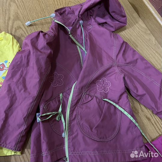 Пакет одежды на девочку размер 104-110